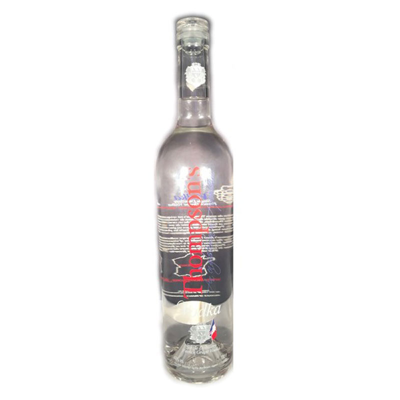THOMPSON'S FRENCH GRAPE VODKA 40% 70CL