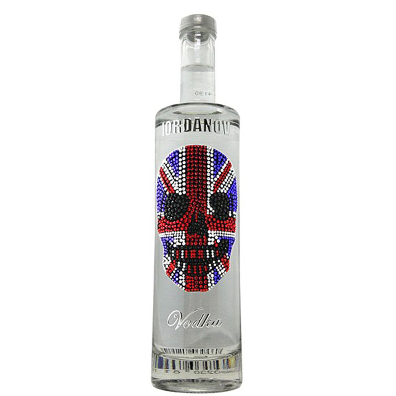 IORDANOV SKULL VODKA - UNION JACK 40% 70CL