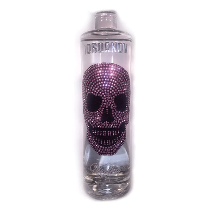 IORDANOV SKULL VODKA - PINK 40% 70CL