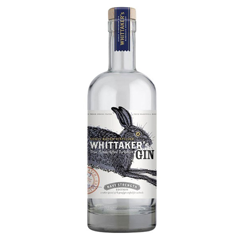 WHITTAKERS GIN - NAVY STRENGTH 57% 70CL
