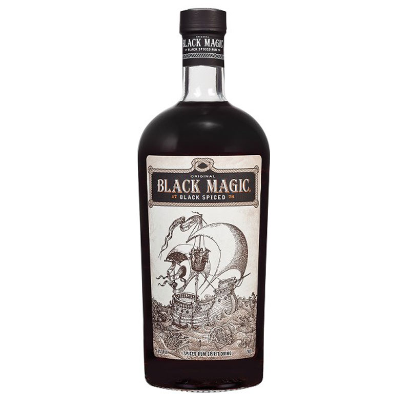 BLACK MAGIC SPICED RUM 40% 70CL