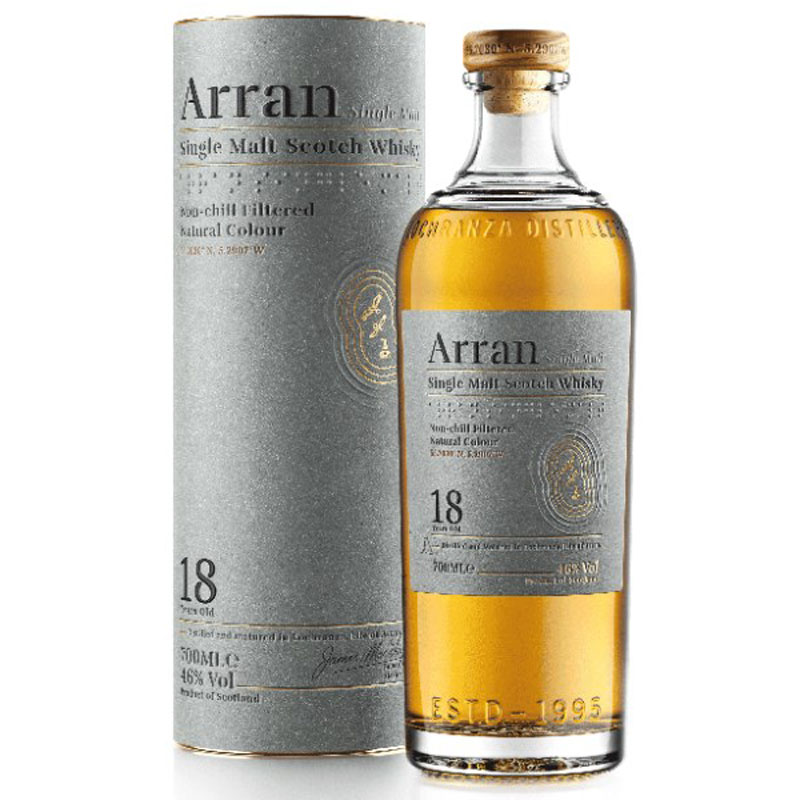 ARRAN 18YO WHISKEY 46% 70CL