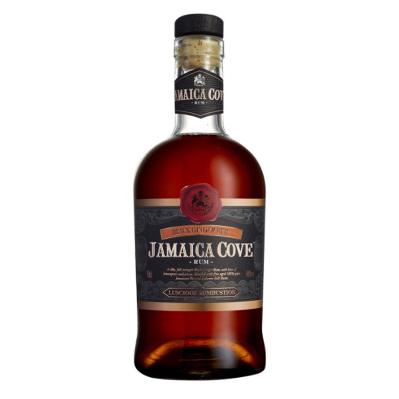 JAMAICA COVE BLACK GINGER RUM 40% 70CL