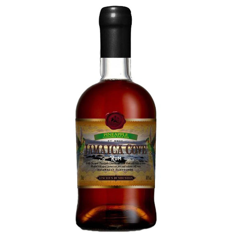 JAMAICA COVE BLACK PINEAPPLE RUM 40% 70CL