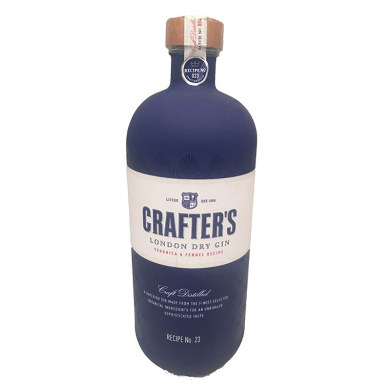 CRAFTERS LONDON DRY GIN 43% 70CL