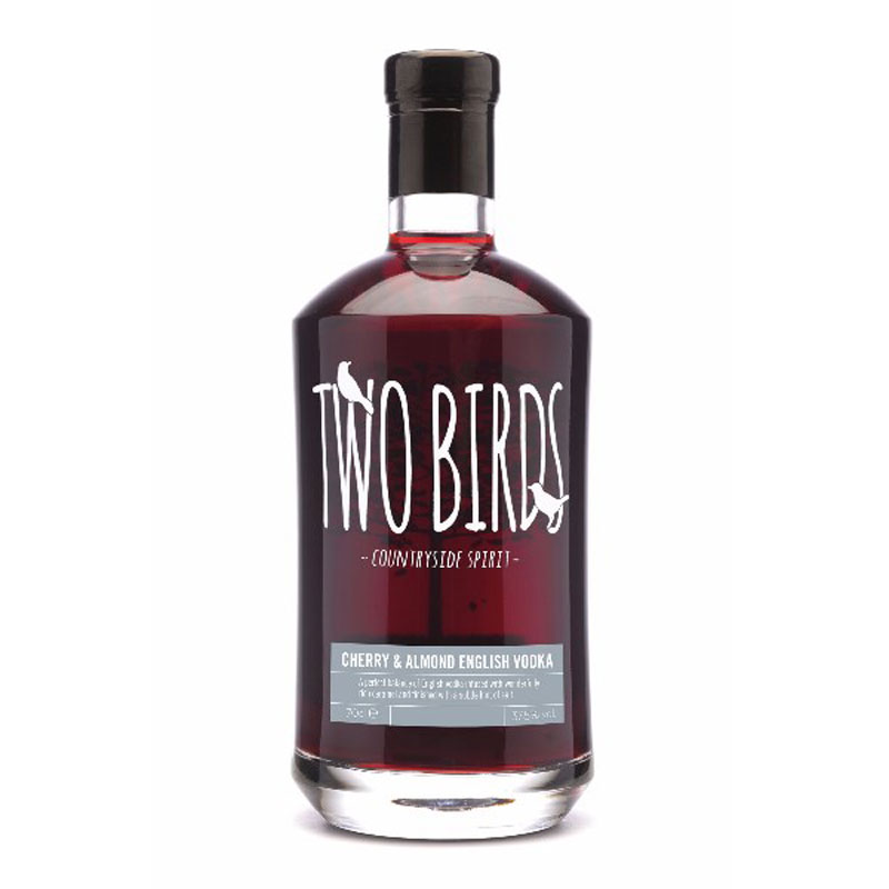 TWO BIRDS CHERRY & ALMOND VODKA 40% 70CL