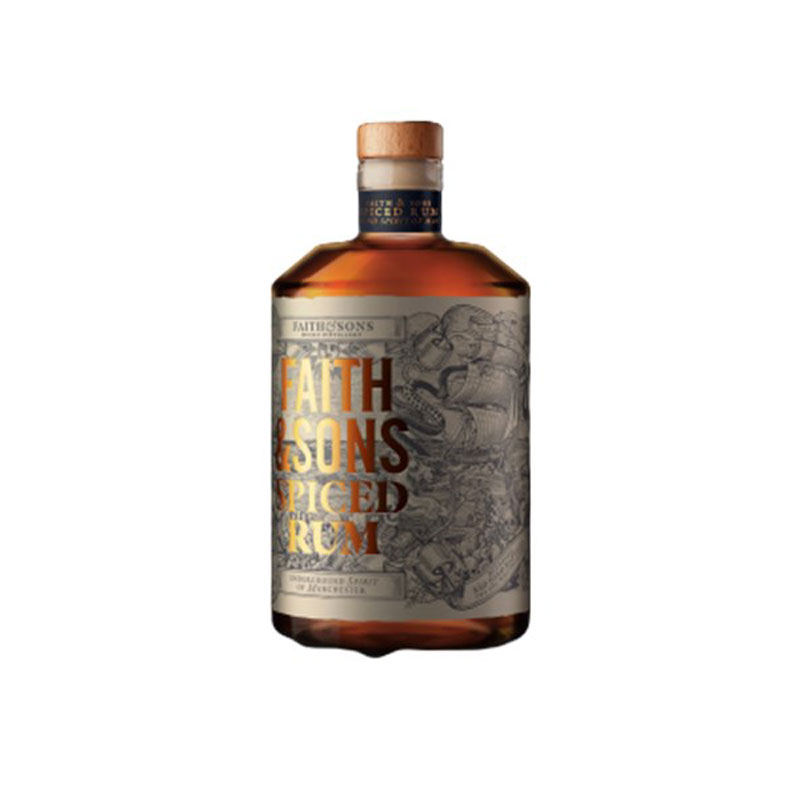 FAITH & SONS SPICED RUM 40% 50CL
