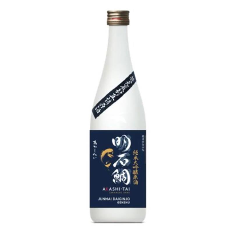 AKASHI TAI JUNMAI DAIGINJO GENSHU SAKE 16% 72CL