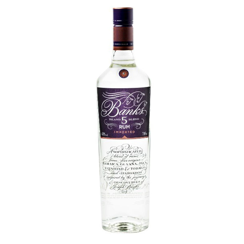 BANKS 5 ISLAND BLENDED RUM 43% 70CL