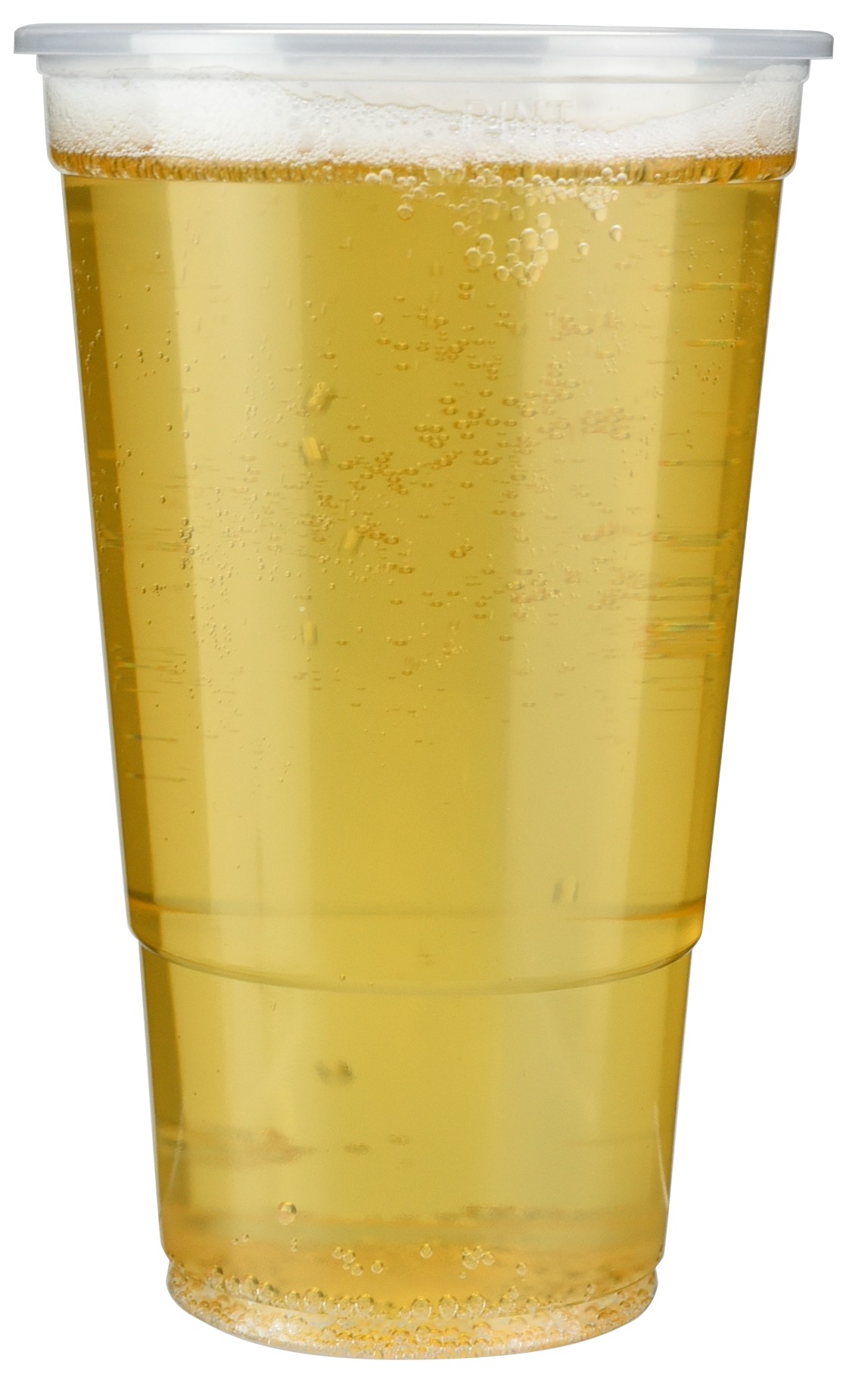 FLEXY PLASTIC GLASSES PINT TO LINE 50PK