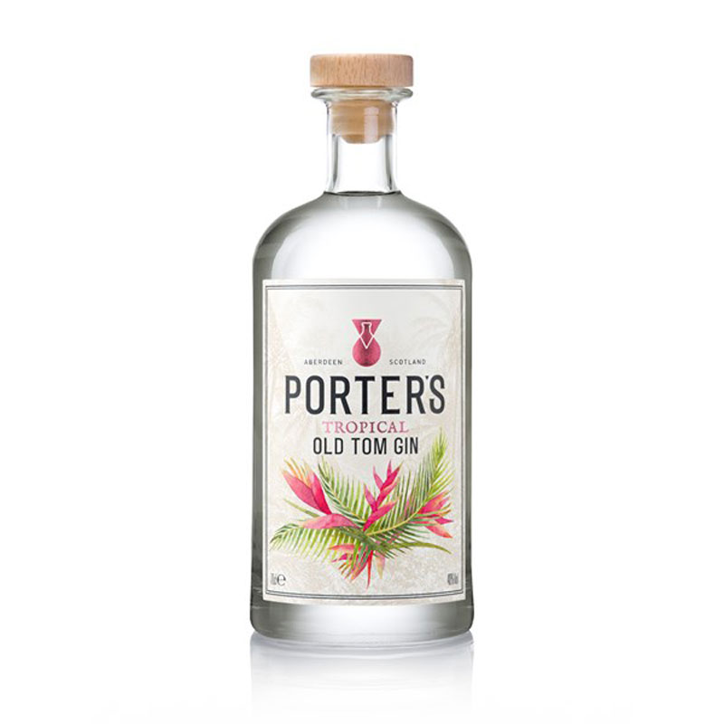PORTERS OLD TOM TROPICAL GIN 40% 70CL