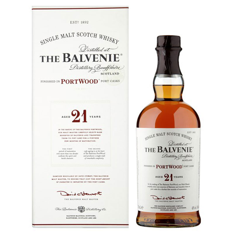 BALVENIE 21 YEAR PORTWOOD 40% 70CL