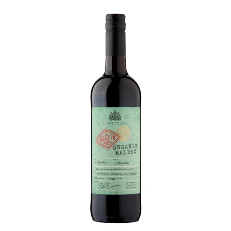 MADE IN MENDOZA ORGANIC MALBEC 13% 75CL