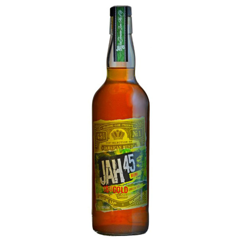 JAH 45 GOLD RUM 40% 70CL