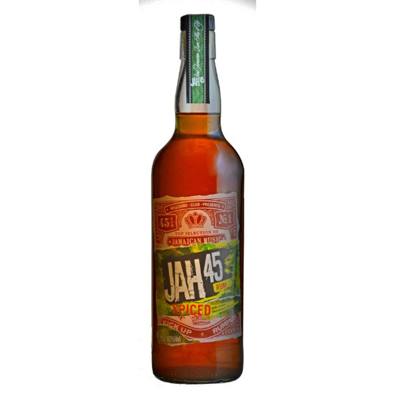 JAH 45 SPICED RUM 40% 70CL