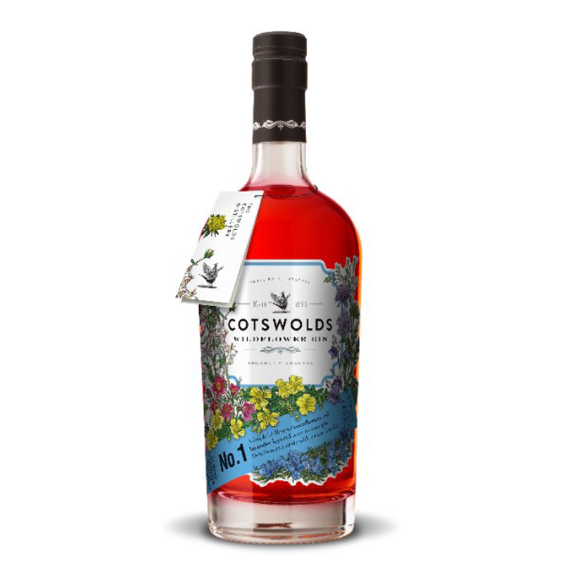 COTSWOLDS WILDFLOWER GIN 41.7% 70CL
