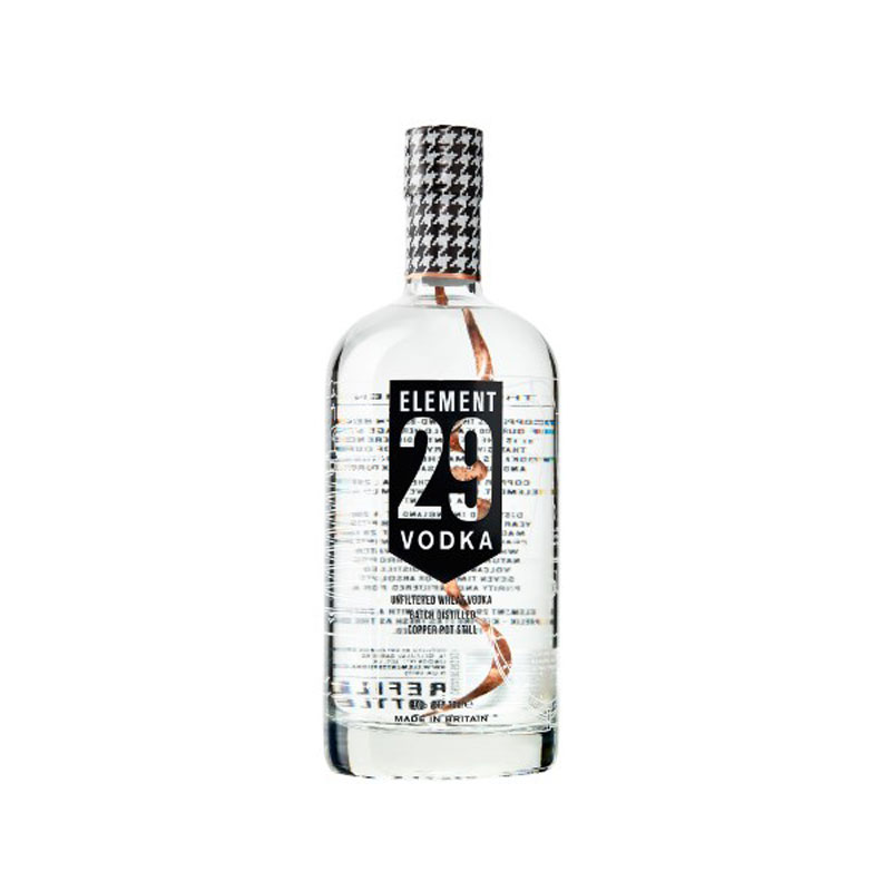 ELEMENT 29 VODKA BOTTLE 40% 70CL