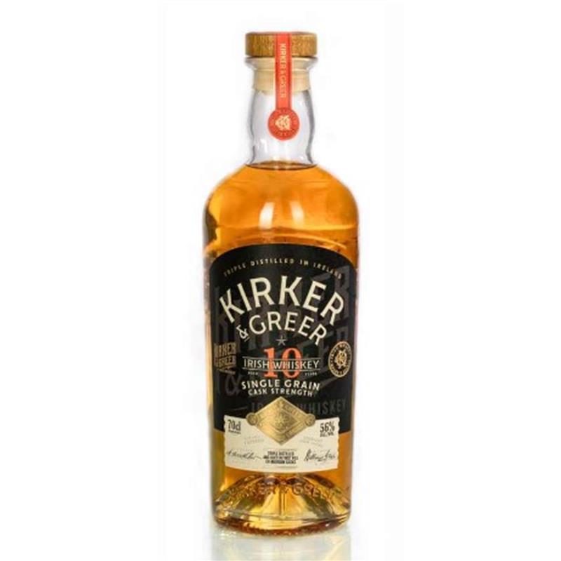 KIRKER AND GREER 10YR CASK STRENGTH WHISKY 56% 70CL
