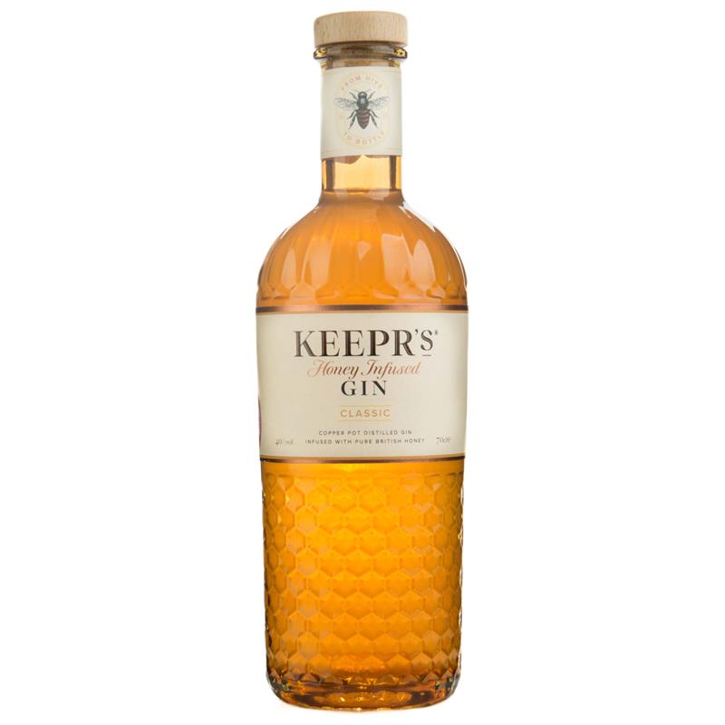 KEEPRS DRY GIN WITH COSTWOLD HONEY 40% 70CL