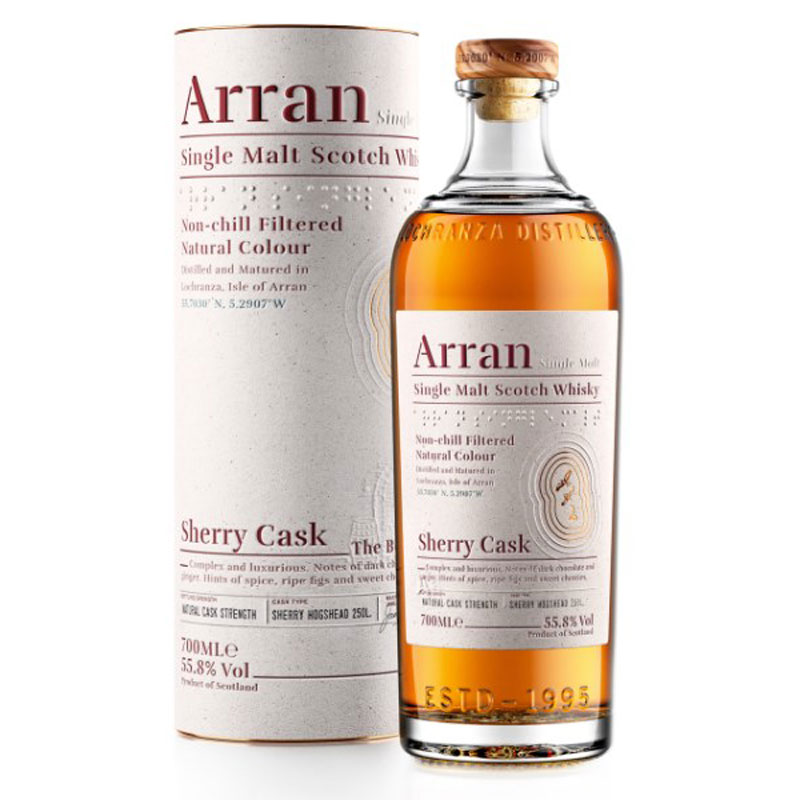 ARRAN BODEGA SHERRY CASK 55.8% 70CL