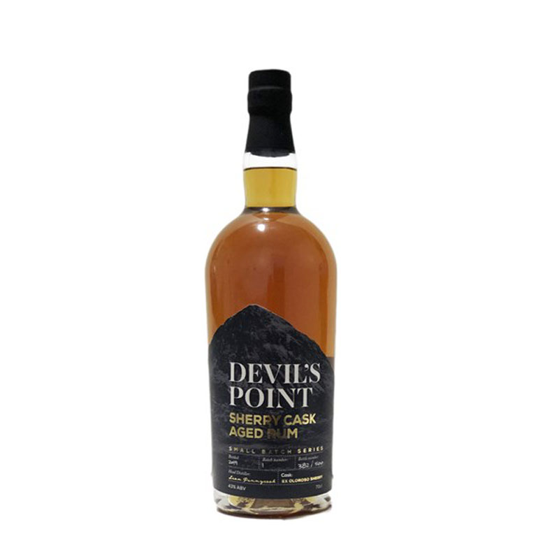DEVILS POINT SHERRY CASK AGED RUM 43% 70CL