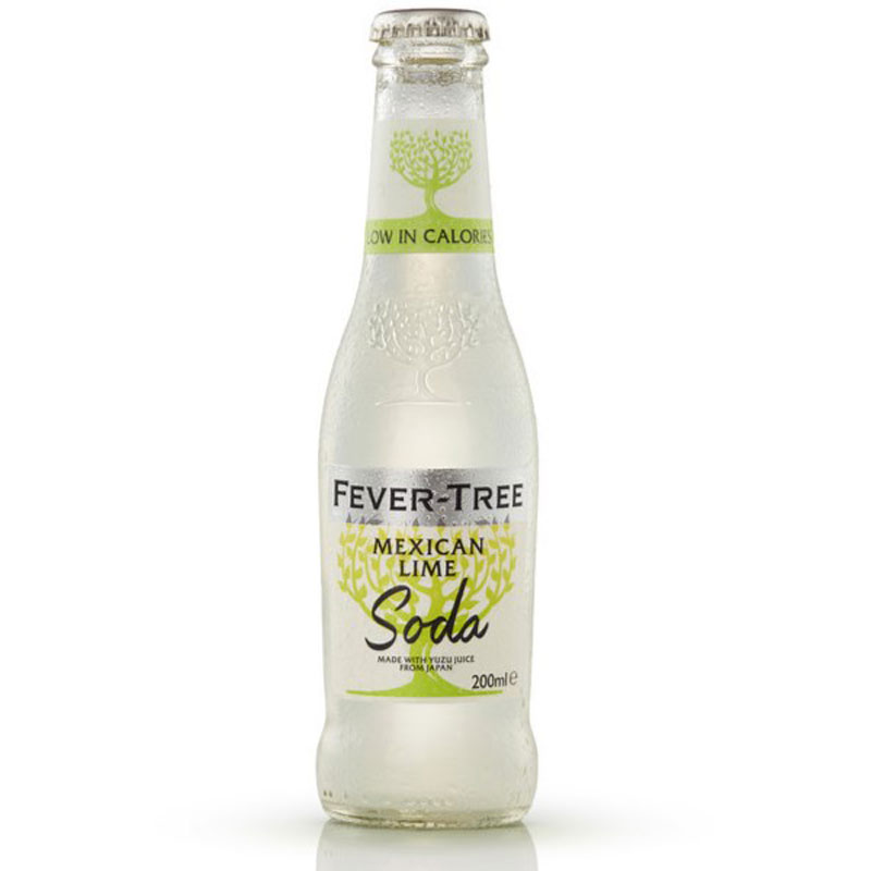 FEVER TREE MEXICAN LIME SODA NRB 24 x 200ML BOTTLES