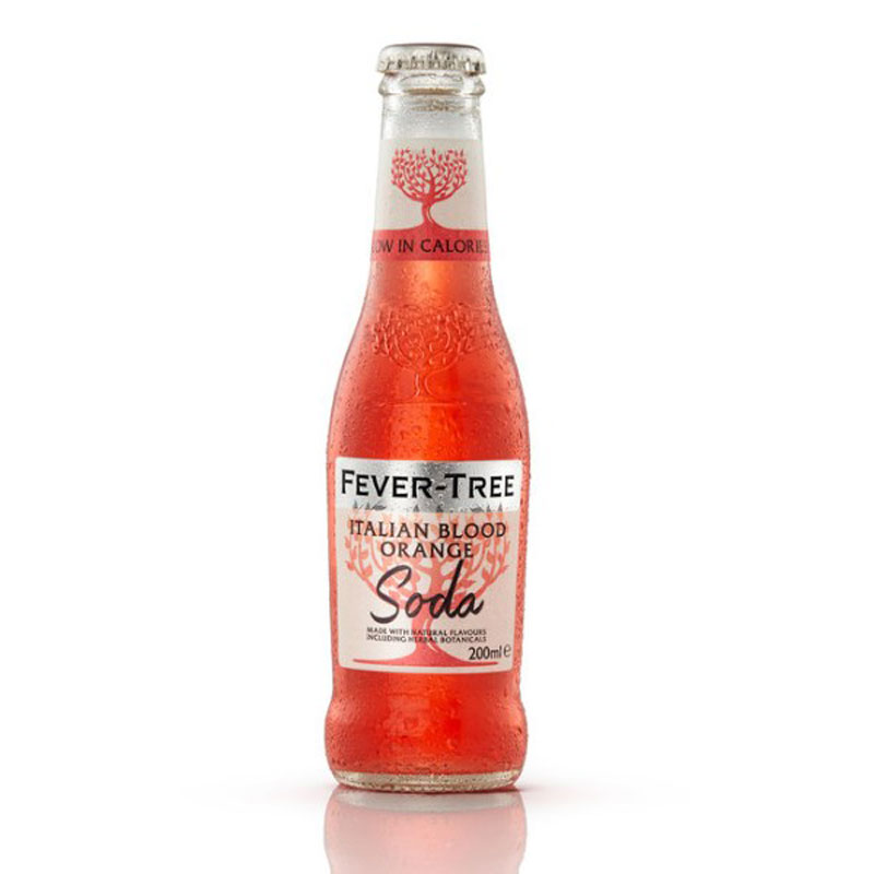 FEVER TREE ITALIAN BLOOD ORANGE SODA NRB 24 x 200ML BOTTLES