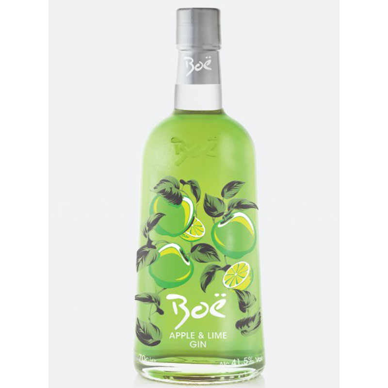BOE APPLE AND LIME GIN 41.5% 70CL