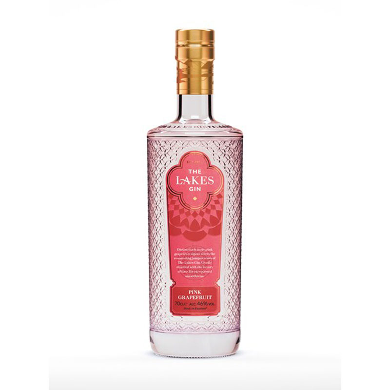 THE LAKES PINK GRAPEFUIT GIN 46% 70CL