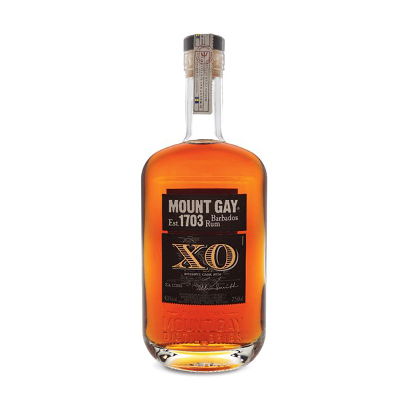 MOUNT GAY XO RUM 43% - TRIPLE CASK BLEND 70CL