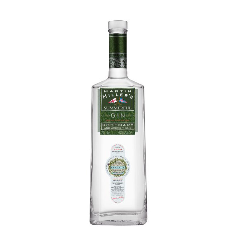 MARTIN MILLERS SUMMERFUL GIN 40% 70CL