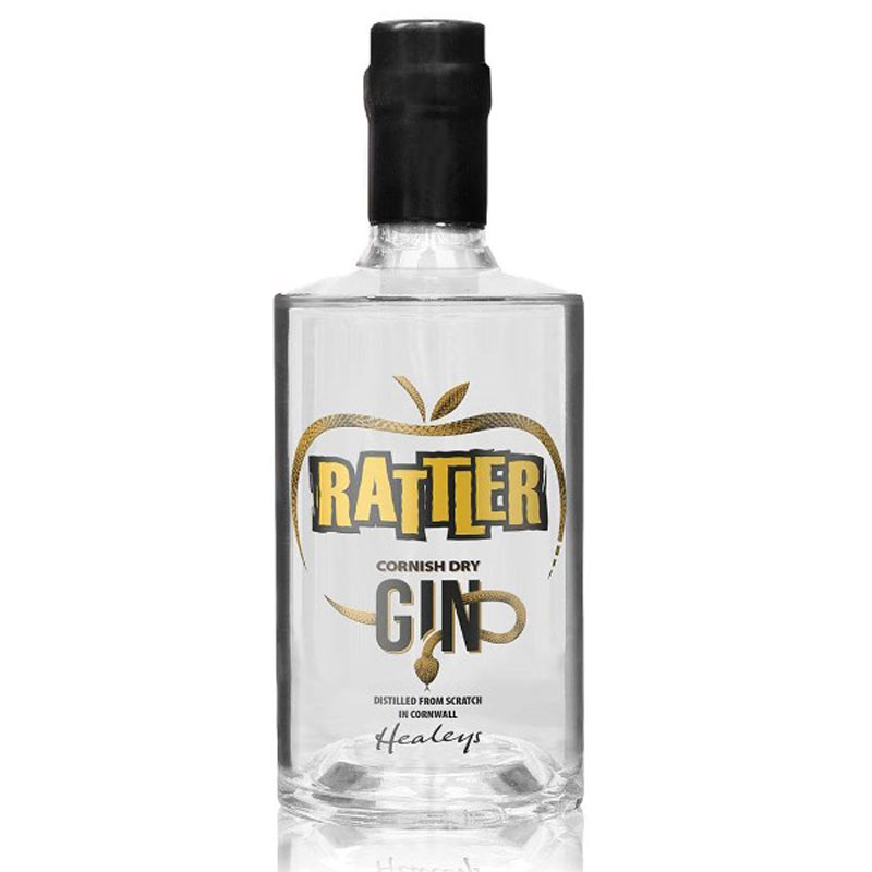 RATTLERS CORNISH DRY GIN 37.5% 70CL