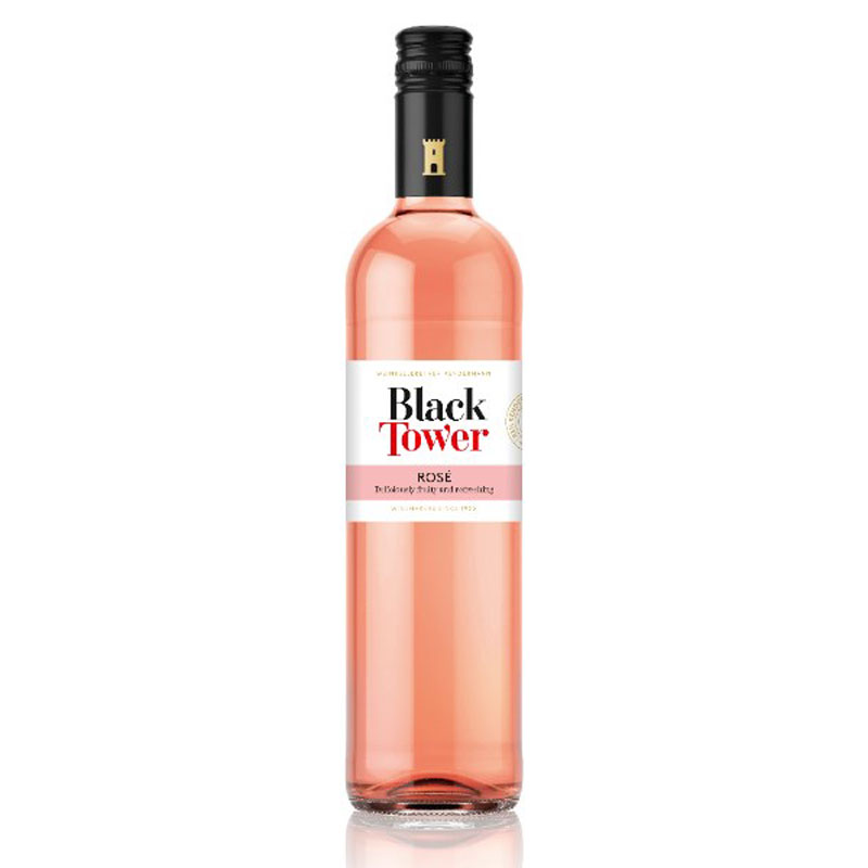 BLACK TOWER ROSE 5.5% 75CL