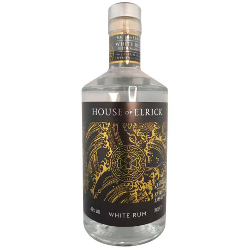 HOUSE OF ELRICK WHITE MANGO RUM 40% 70CL