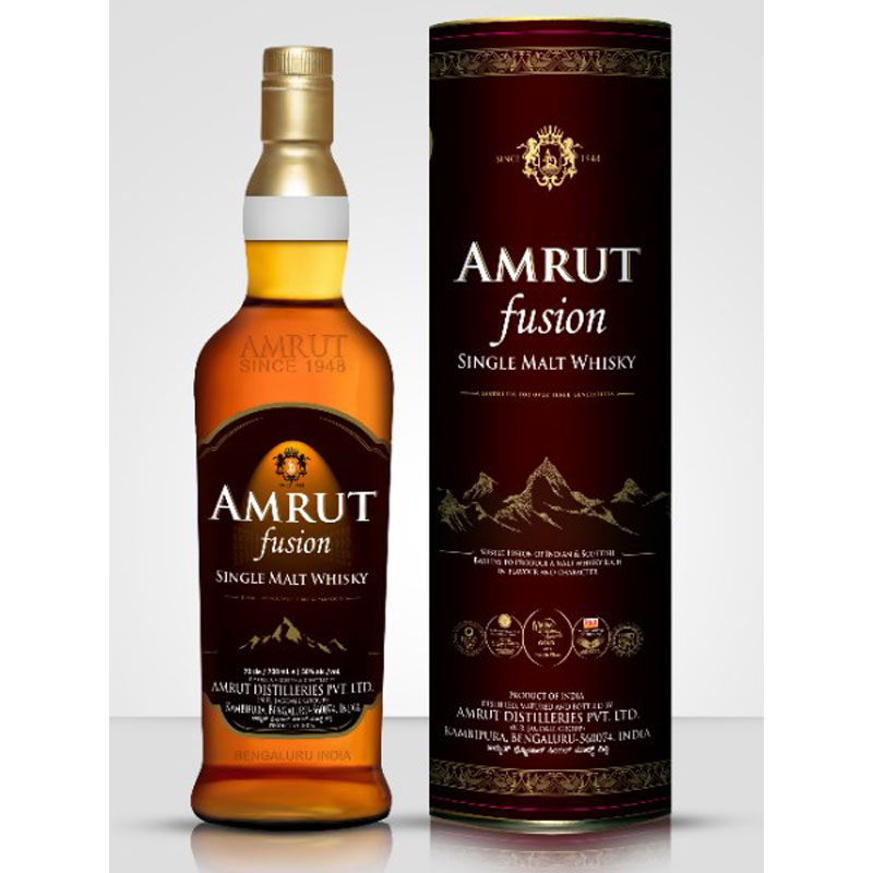 AMRUT FUSION WHISKY 50% 70CL