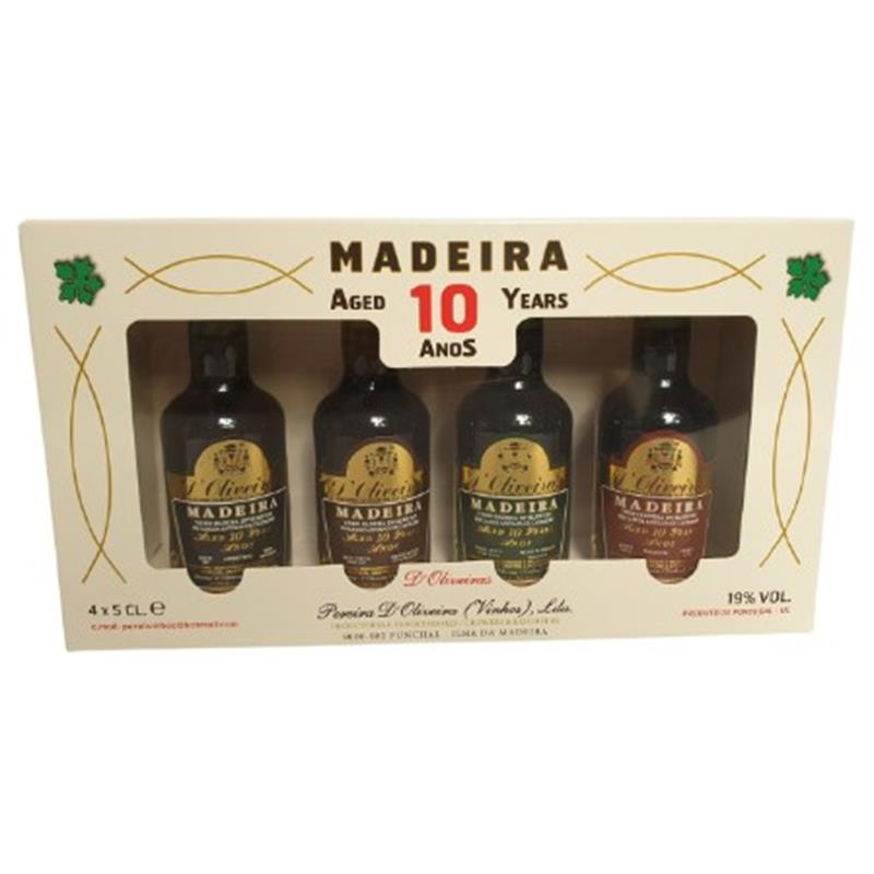 D'OLIVEIRAS 10YO 4 x 5CL MINIATURE GIFT PACK