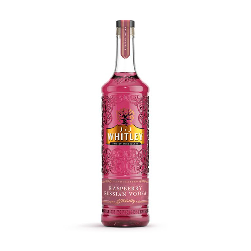 J.J WHITLEY RASPBERRY VODKA 38% 70CL