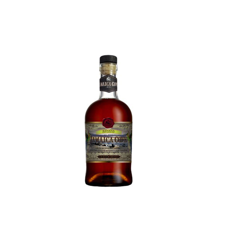 JAMAICA COVE BANANA BLACK SPICED RUM 40% 70CL