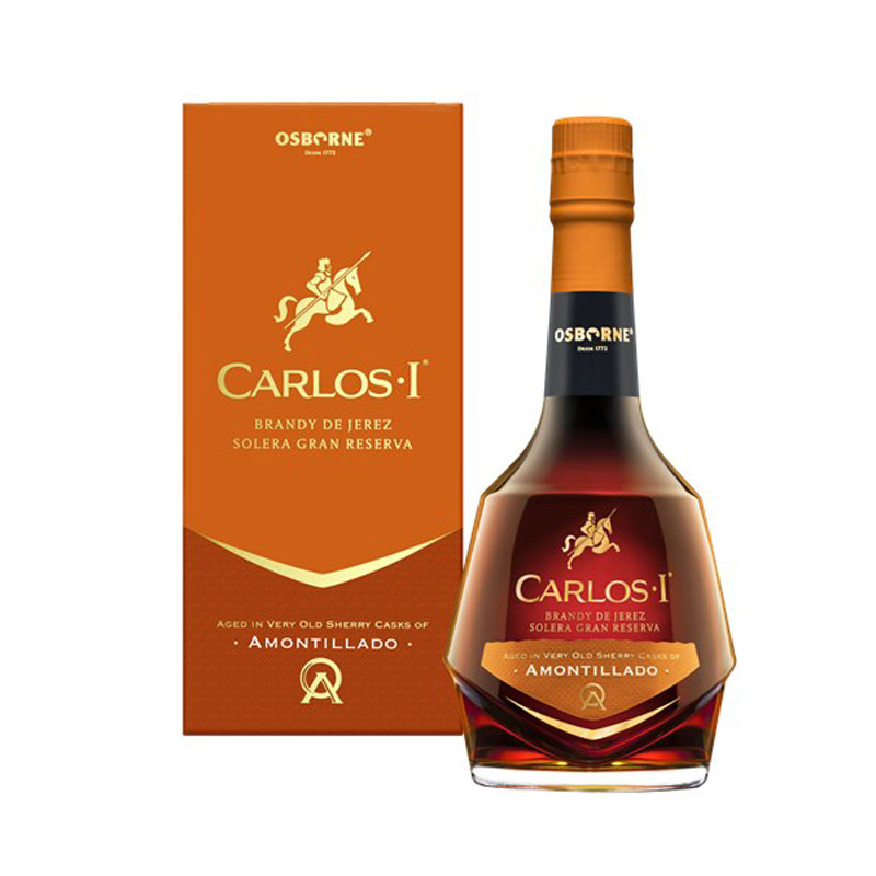 CARLOS I AMONTILLADO BRANDY 40.3% 70CL