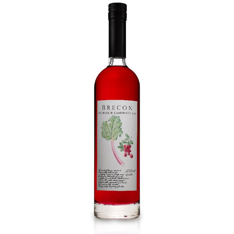 BRECON RHUBARB & CRANBERRY GIN 37.5% 70CL