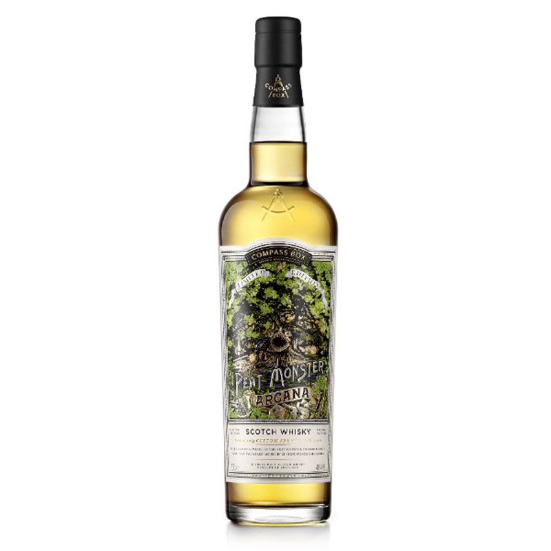 COMPASS BOX PEAT MONSTER ARCANA WHISKY 46% 70CL BOTTLE