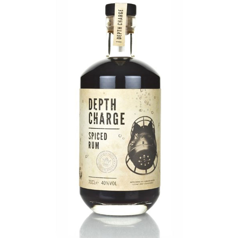 DEPTH CHARGE SPICED RUM 40% 70CL
