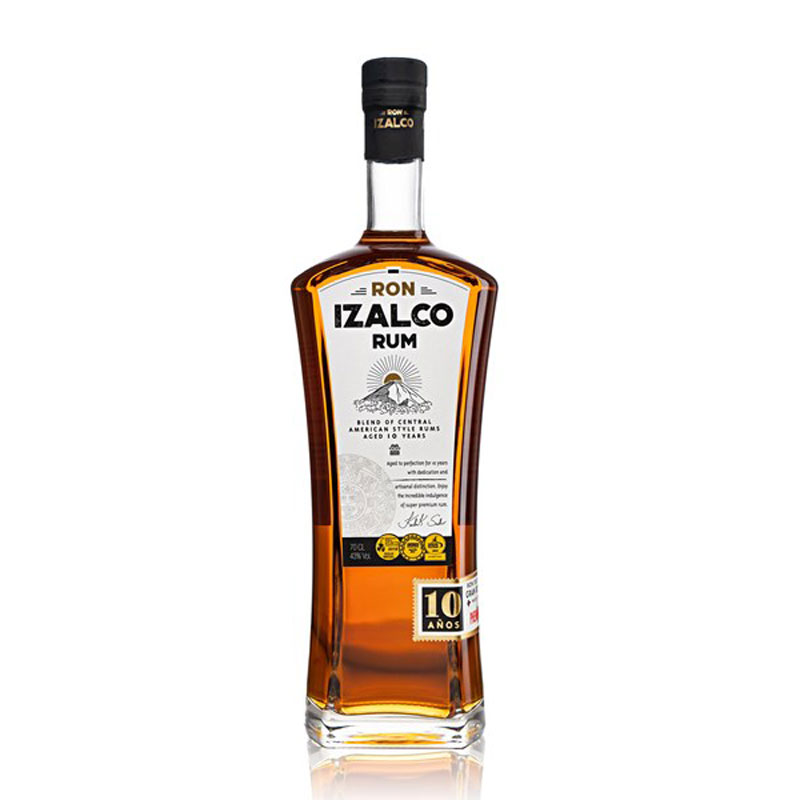 RON IZALCO 10YR RUM 43% 70CL