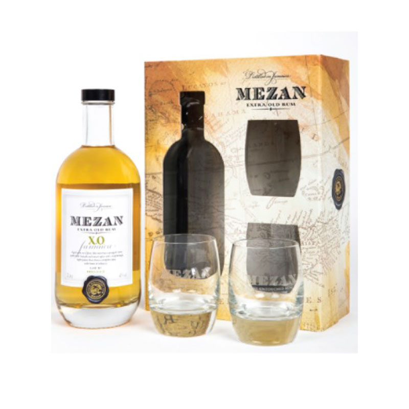 MEZAN BARRIQUE XO GIFT PACK 70CL BOTTLE WITH 2 GLASSES