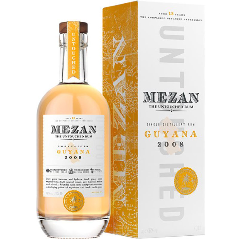 MEZAN GUYANA 2008 RUM 46% 70CL BOTTLE