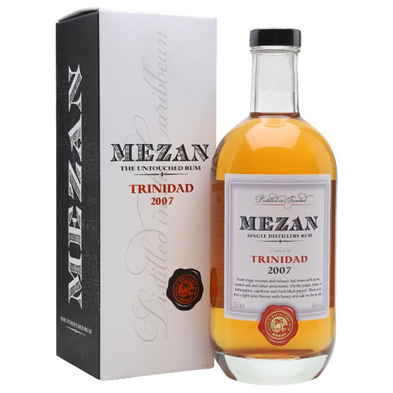 MEZAN TRINIDAD 2007 RUM 46% 70CL BOTTLE