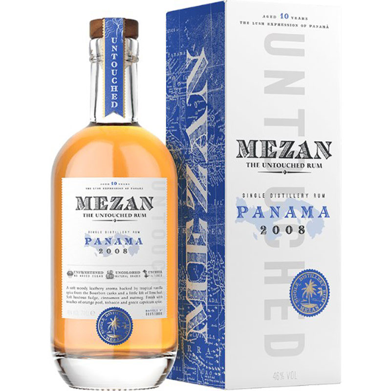 MEZAN PANAMA 2008 RUM 46% 70CL BOTTLE