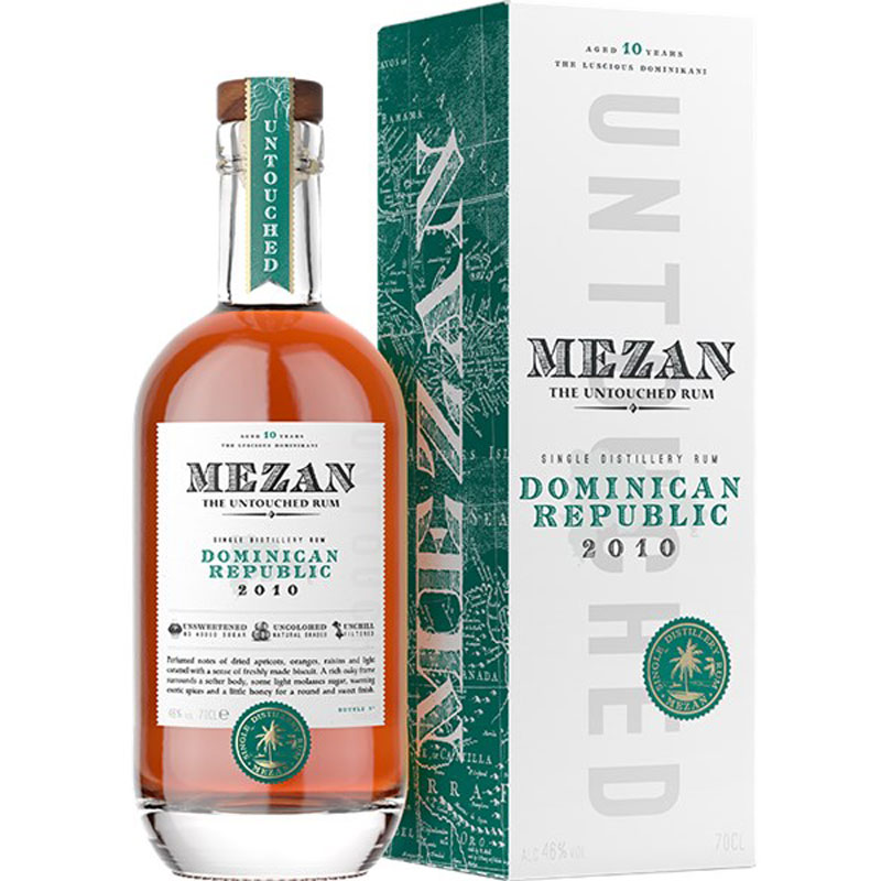 MEZAN DOMINICAN REPUBLIC 2010 RUM 46% 70CL BOTTLE