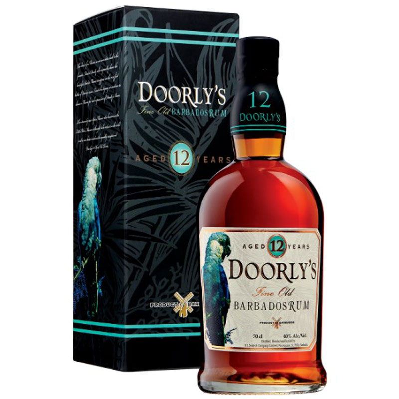 DOORLY'S 12YR RUM WITH GIFT BOX 43% 70CL BOTTLE