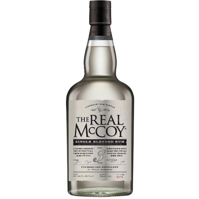 THE REAL MCCOY 3YR WHITE RUM 40% 70CL BOTTLE